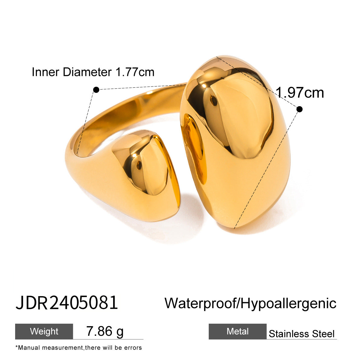 Zilora – Hochwertiger Statement-Ring 💫 Edelstahl mit edlem Design