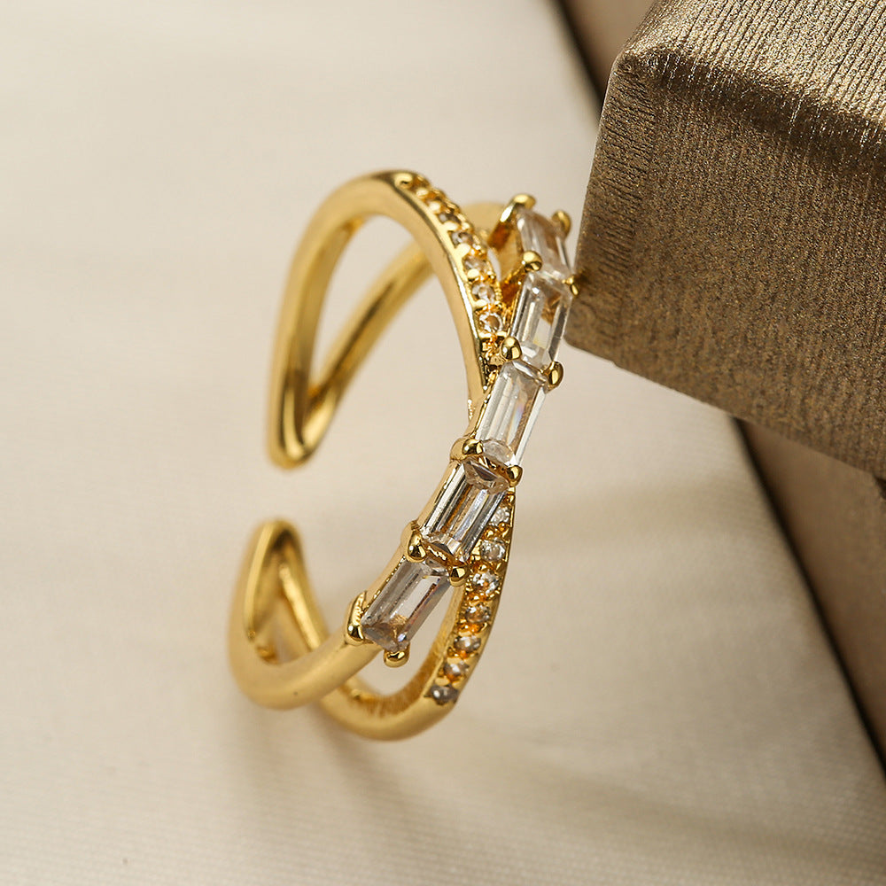Zilora – Schlichter Mode-Ring 💖 Verstellbare Öffnung