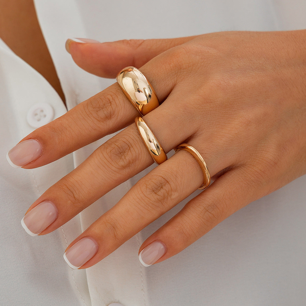 Zilora – Set aus 3 Ringen 💫 Eleganz trifft auf Moderne