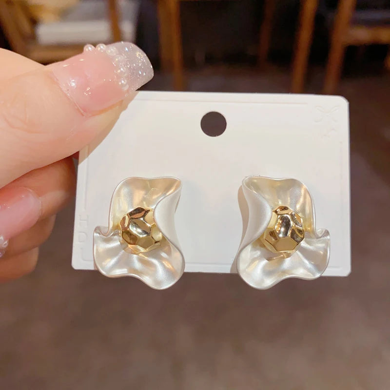 Flower Fancy Women Earrings Exquisite Trend Fashion Unique Party Gifts Personality Jewelry Exaggerate Accessories