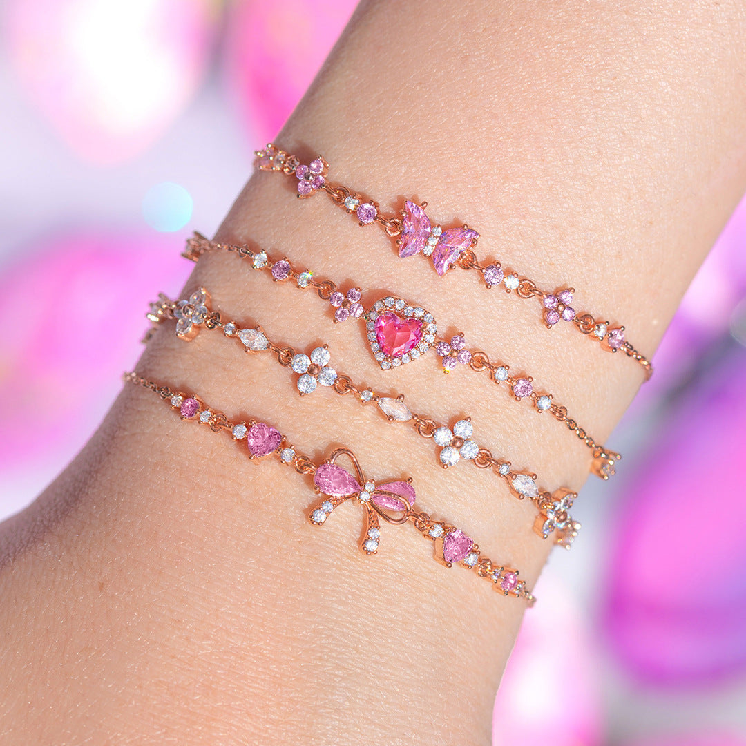 Zilora – Zirkonia-Schmetterlings-Armband 💖 Zarte Eleganz mit verspieltem Charme