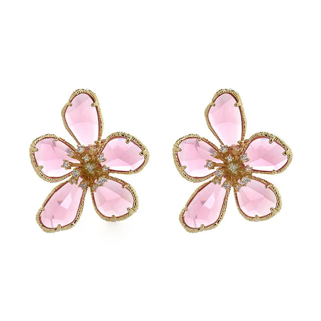 Zilora – Glamouröse Blüten-Ohrringe ✨ Stilvoll, edel & zeitlos schön