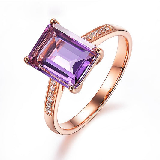 Zilora – Eleganter quadratischer Ring 💎 Moderner Stil mit glänzendem Finish