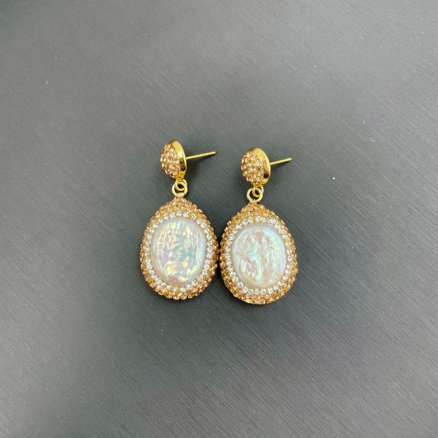 Zilora – Exklusive Perlenohrhänger ✨ Luxuriöser Vintage-Charme