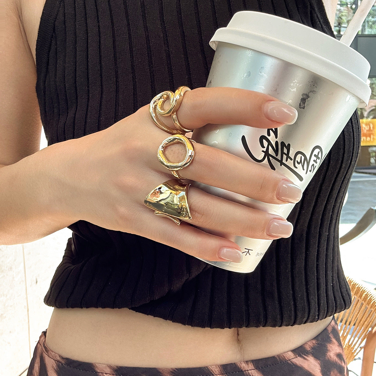 Zilora – Stilvolles O-Ring-Set ✨ Glänzende Eleganz für jeden Anlass