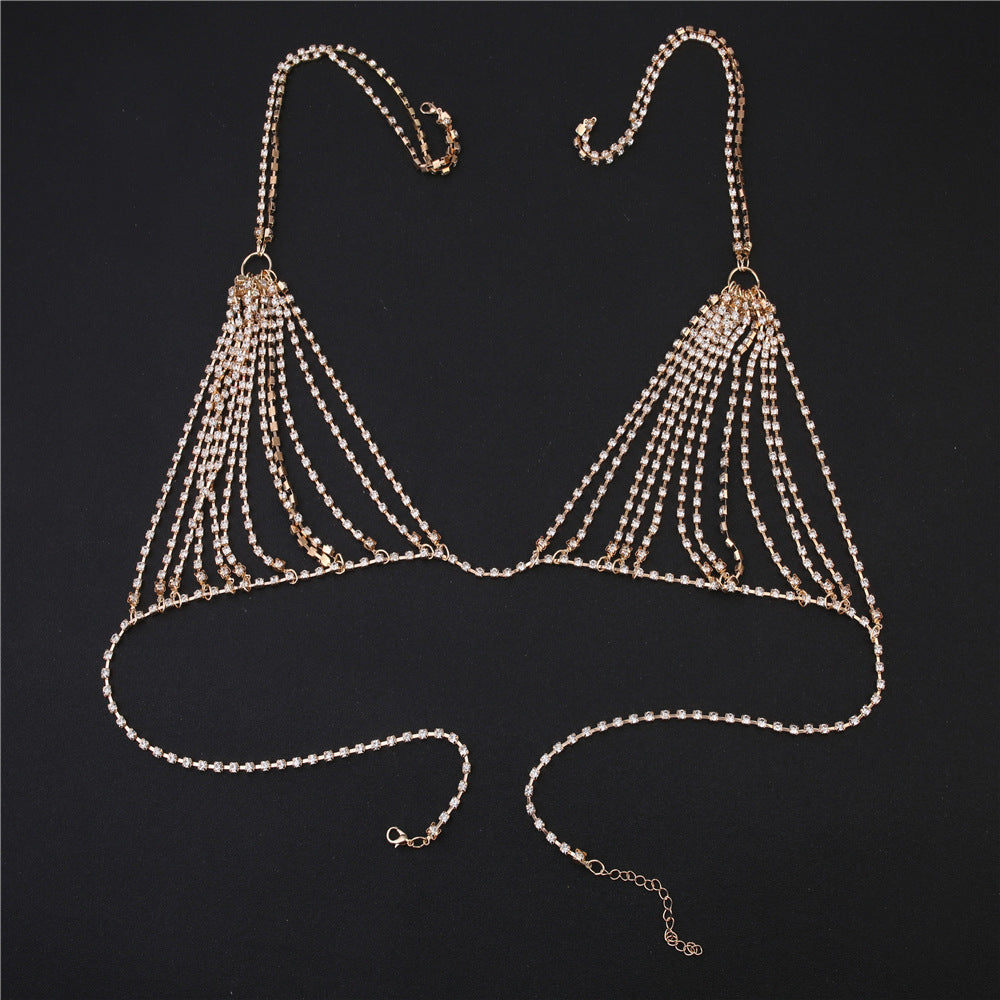 Luxus-Brustkette ✨ Perfekter Glam-Look für Strand & Party