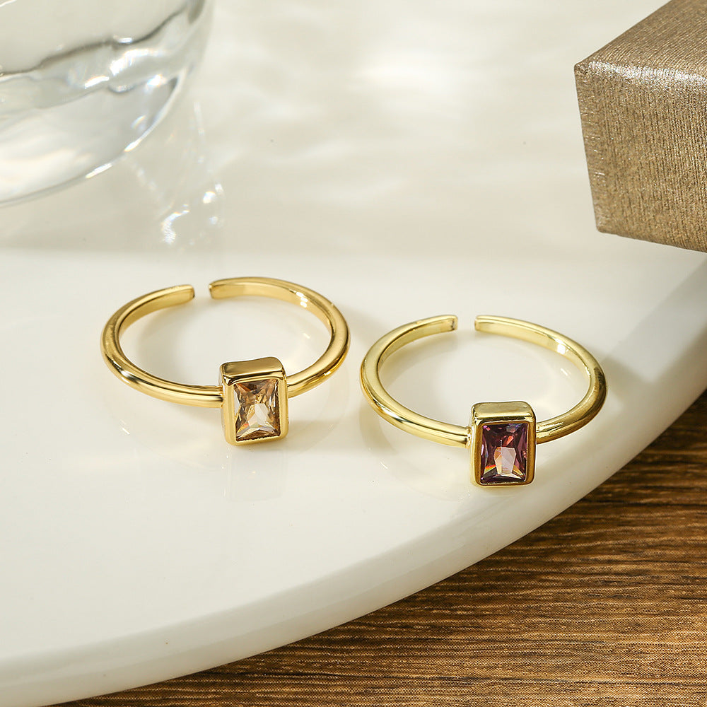 Zilora – Moderner Statement-Ring 🌙 Verstellbare Größe für perfekten Sitz
