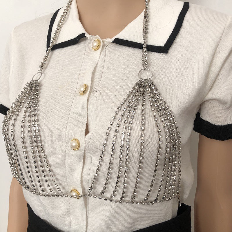 Luxus-Brustkette ✨ Perfekter Glam-Look für Strand & Party