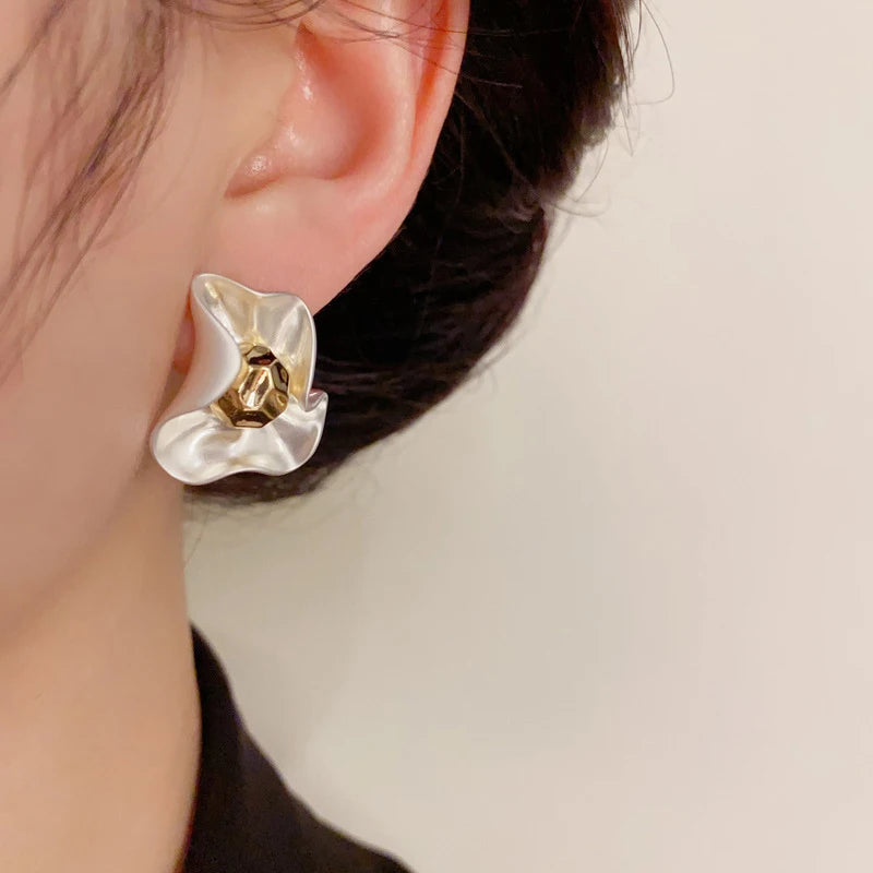 Flower Fancy Women Earrings Exquisite Trend Fashion Unique Party Gifts Personality Jewelry Exaggerate Accessories