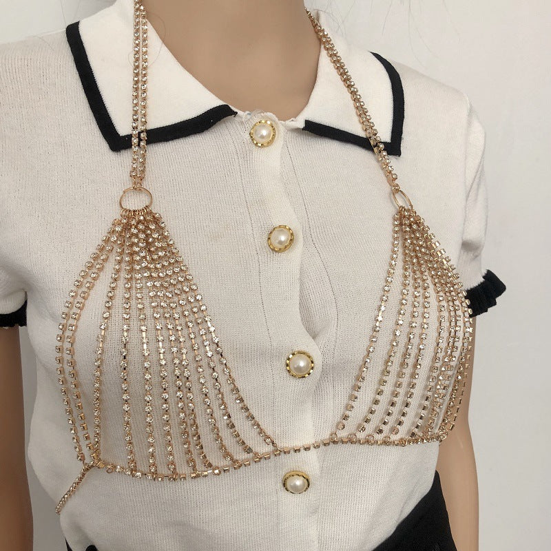 Luxus-Brustkette ✨ Perfekter Glam-Look für Strand & Party