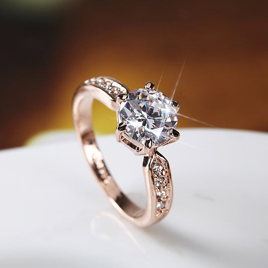 Eleganter Goldener Hochzeitsring für Frauen – Koreanisch inspirierter offener Brautring, luxuriös & leicht