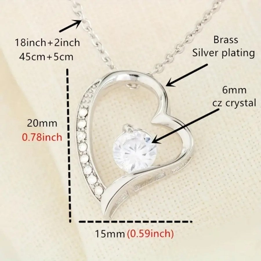 Zilora – Herzanhänger-Kette 💖 Funkelnder Charme – Perfekt als Geschenk ✨
