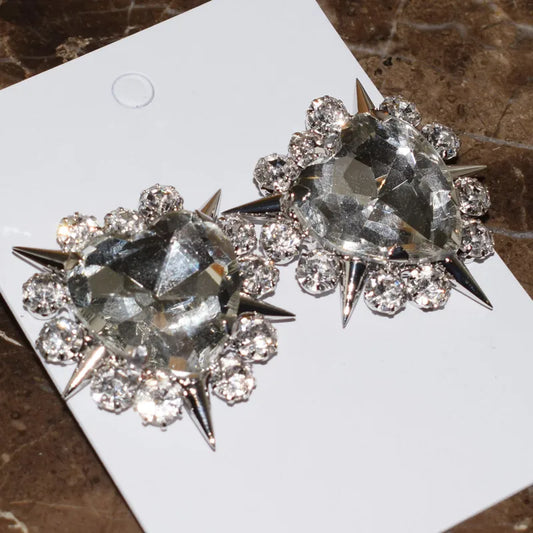 Crystal Heart Earrings
