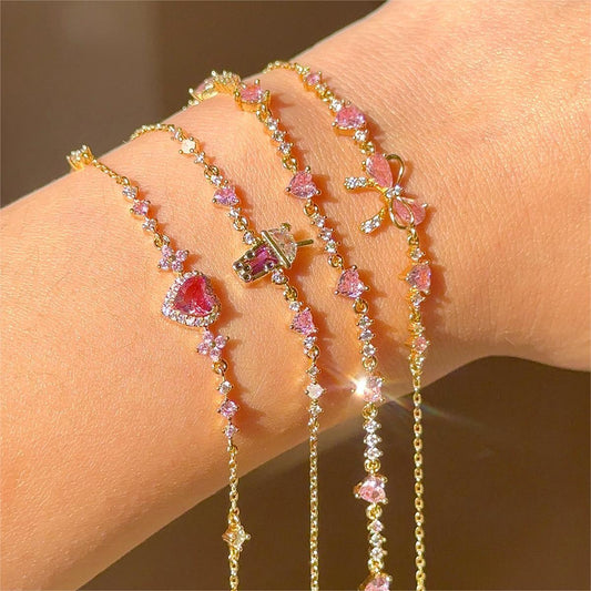 Zilora – Zirkonia-Schmetterlings-Armband 💖 Zarte Eleganz mit verspieltem Charme