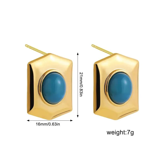 Zilora – Wasserfeste Chunky Creolen ✨ Moderner Glanz für jeden Tag