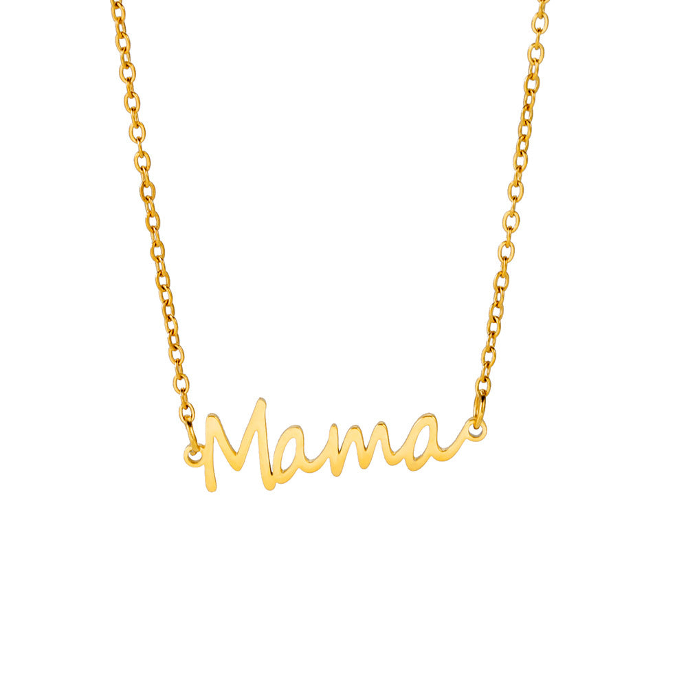 Mama Halskette aus Edelstahl zeitlose Eleganz als Symbol der Liebe