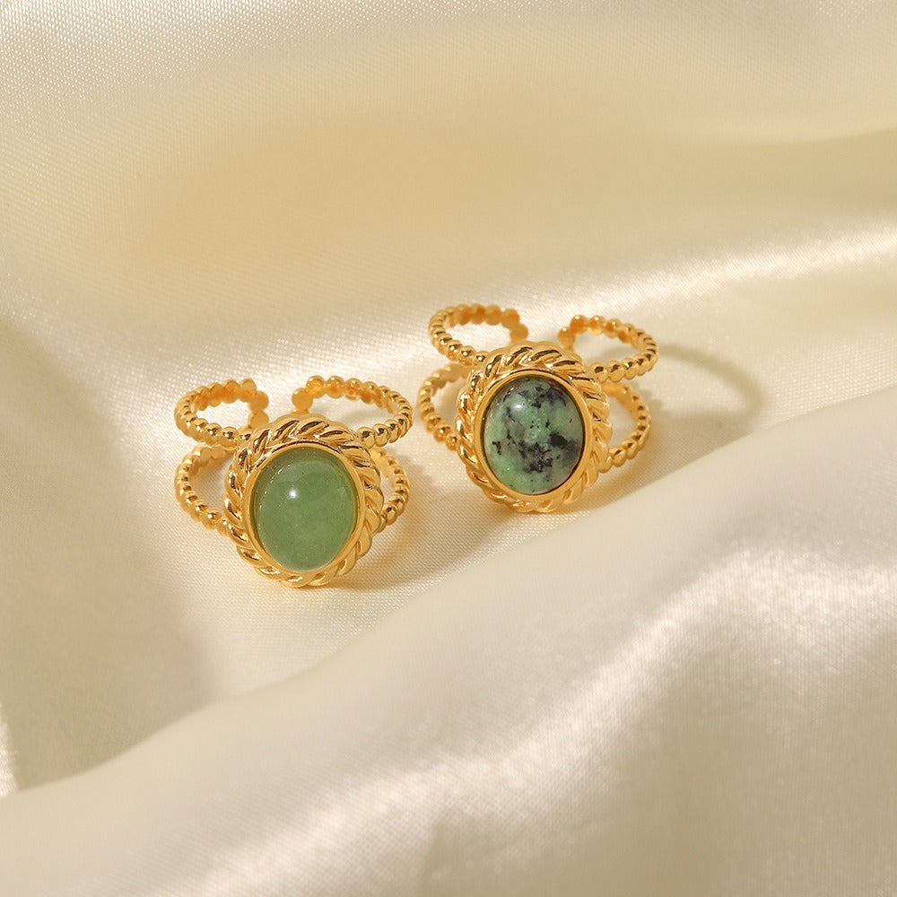 Zilora – Stilvoller Retro-Ring 🌟 Offenes Design aus Titanstah