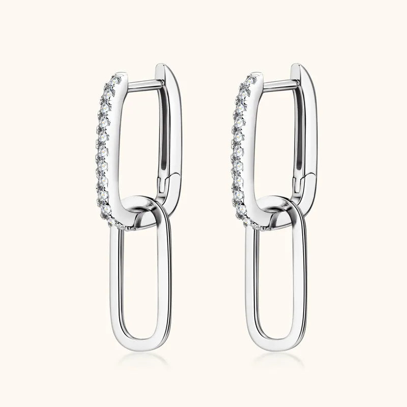 Zilora – Luxuriöse Silber Ohrringe mit Moissanite ✨