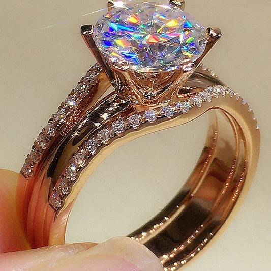 Zilora – Roségold Vintage-Ring 🌹 Klassische Eleganz mit modernem Flair