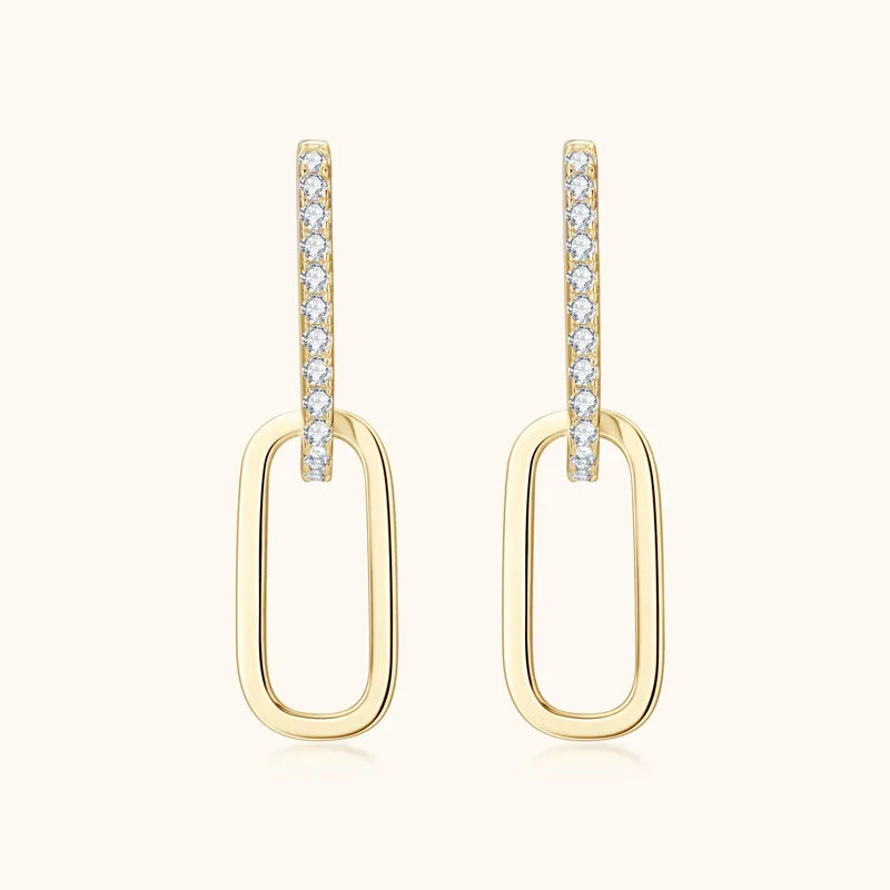 Zilora – Luxuriöse Silber Ohrringe mit Moissanite ✨