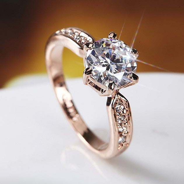 Eleganter Goldener Hochzeitsring für Frauen – Koreanisch inspirierter offener Brautring, luxuriös & leicht