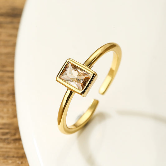 Zilora – Moderner Statement-Ring 🌙 Verstellbare Größe für perfekten Sitz