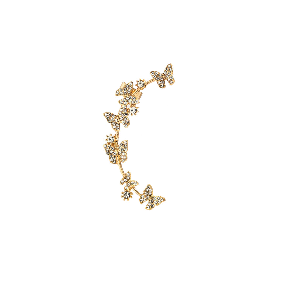 Zilora – Luxuriöser Ohrclip mit Diamant-Glanz 🦋 Ein Hauch von Märchen