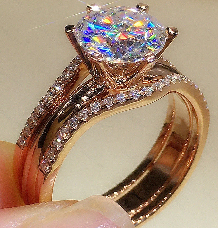 Zilora – Roségold Vintage-Ring 🌹 Klassische Eleganz mit modernem Flair